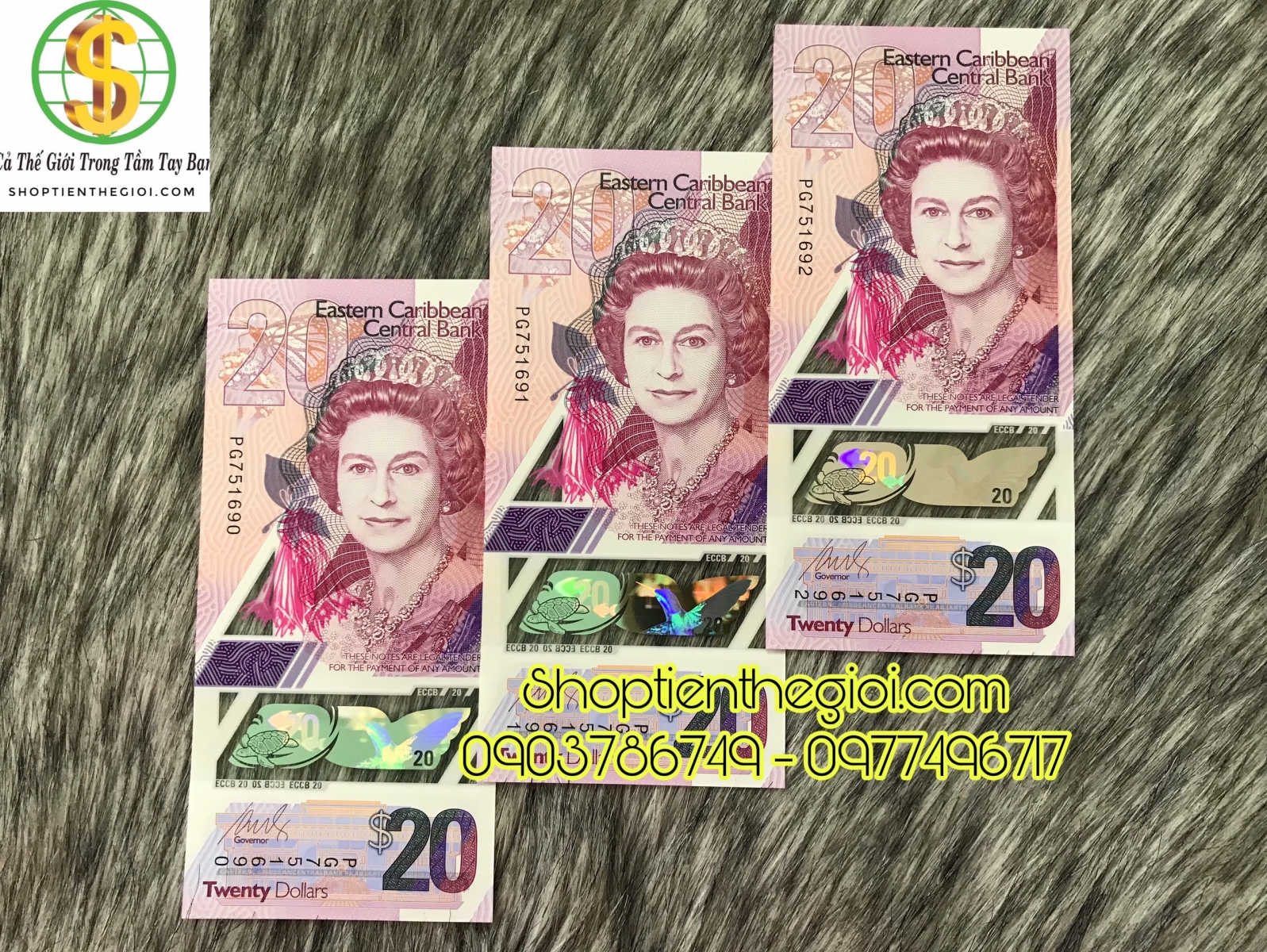 20 dolla Đông Caribe - Eastern Caribean 2019